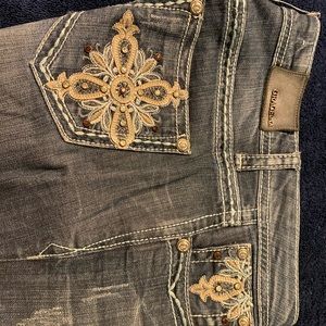 Grace in LA embellished jeans